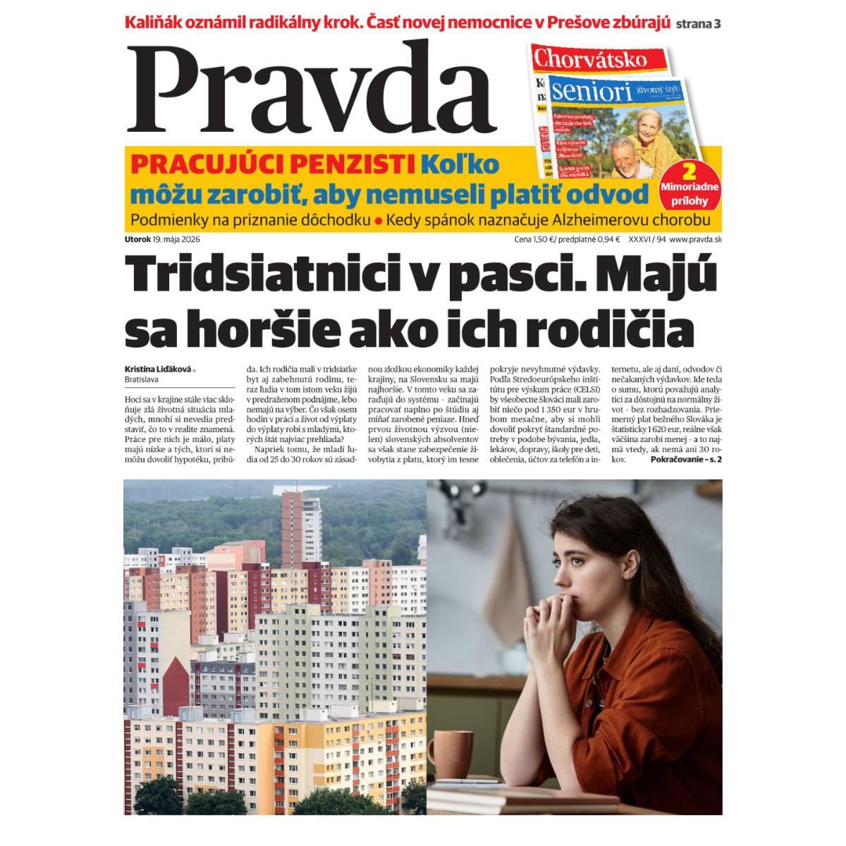 Mladí ľudia na Slovensku čoraz častejšie čelia problémom zabezpečiť si dôstojnú životnú úroveň
