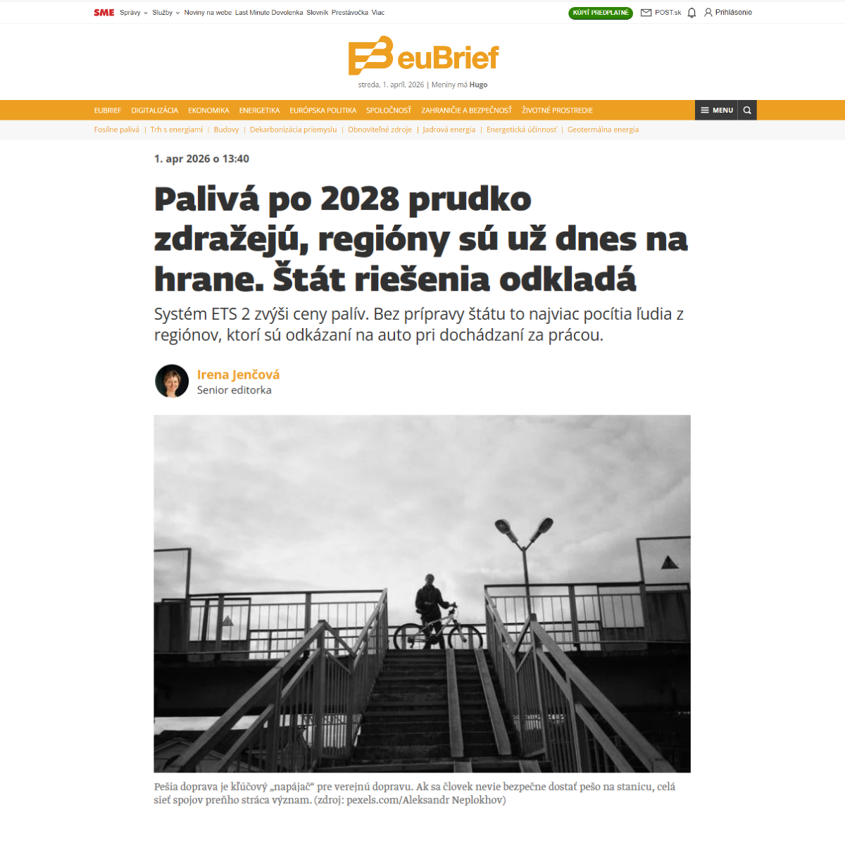 Rising transport costs and social impacts: Patrik Gažo featured in euBrief